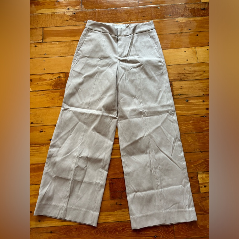 Everlane Mauve Light Pink Wide Leg High Rise Pants NWOT